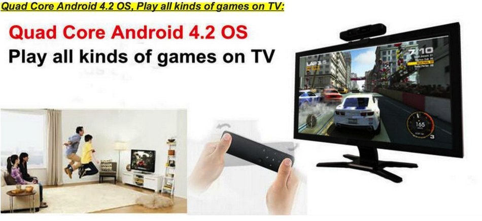 Android 4.2 Smart TV Box With Built in 5.0MP HD Web Camera N4