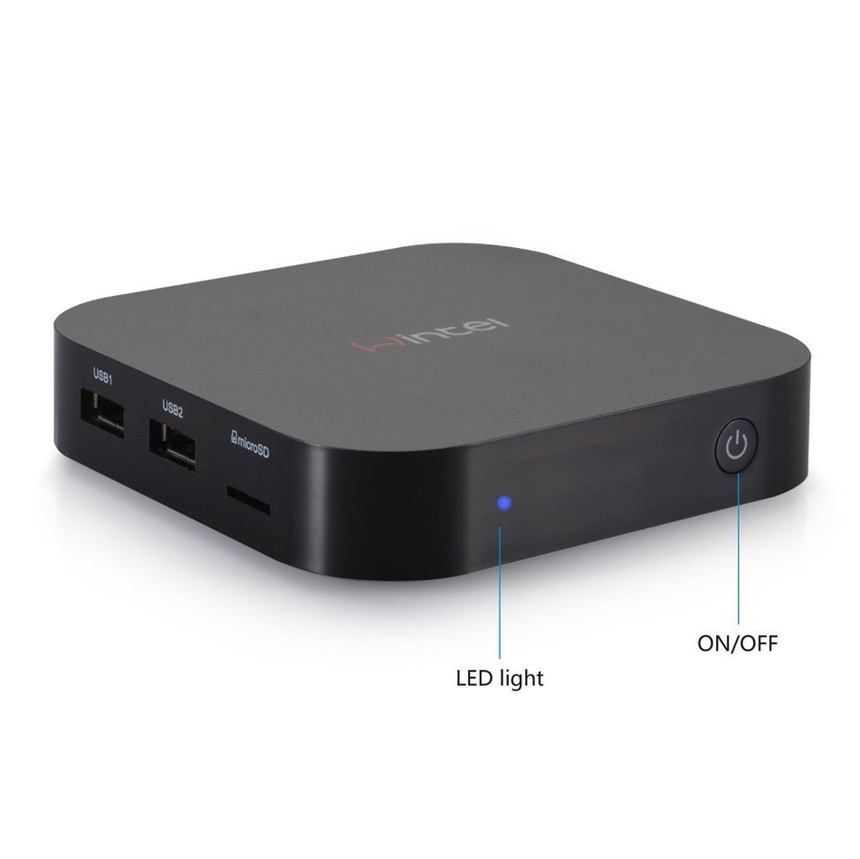 iwish Wintel W8 Mini Pc Windows 10 With Bing OS 2G 32G Quad Core WIFI Bluetooth 4.0 1080P HD Portable Smart HDMI... N6