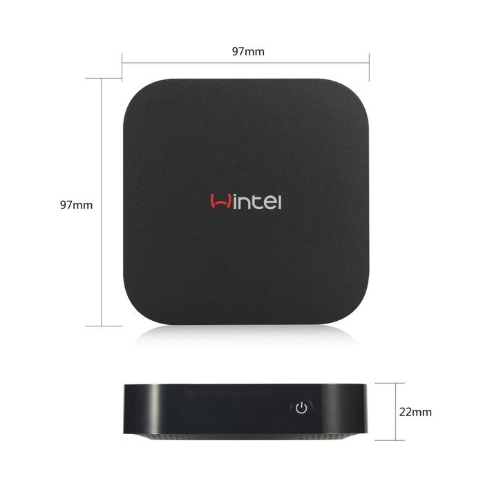 iwish Wintel W8 Mini Pc Windows 10 With Bing OS 2G 32G Quad Core WIFI Bluetooth 4.0 1080P HD Portable Smart HDMI... N7