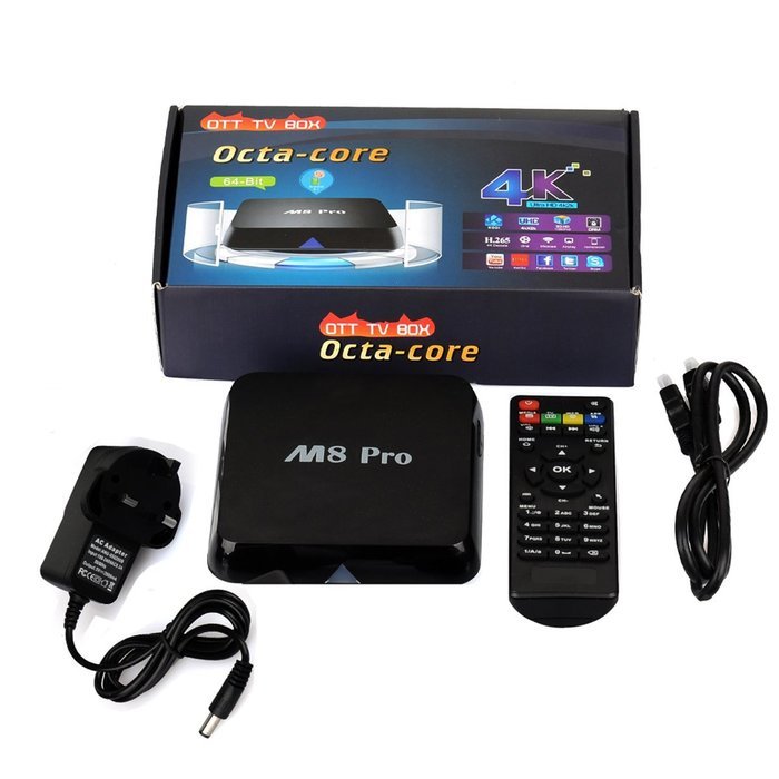 YESER M8 Pro Android 5.1 TV BOX 8-core Cortex A53 1.5GHz 64bit 4K2K H.265 HD Wifi Media Player Support 2.4/5.8G... N6