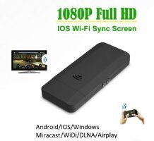 Goliton Wifi wireless HDMI Wificast Miracast Dongle 1080P Mirroring iPush Media File to TV for Android Mac IOS...