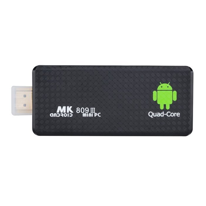 MK809III Mini PC TV Box Android 4.4 Rockchip 3188T Quad-Core 2G RAM and Nand Flash 8GB (Support 16GB) Built-in...