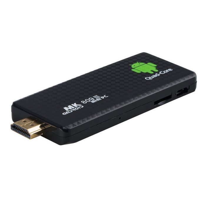 MK809III Mini PC TV Box Android 4.4 Rockchip 3188T Quad-Core 2G RAM and Nand Flash 8GB (Support 16GB) Built-in... N2