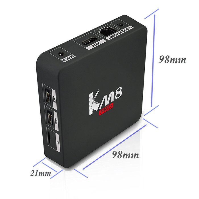 KOLOF KM8 PRO Amlogic S912 OTT TV Box Octa Core Android 6.0 KODI 17.0 2G 16G Streaming Media Player N3