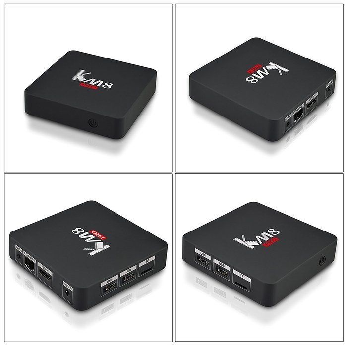 KOLOF KM8 PRO Amlogic S912 OTT TV Box Octa Core Android 6.0 KODI 17.0 2G 16G Streaming Media Player N4