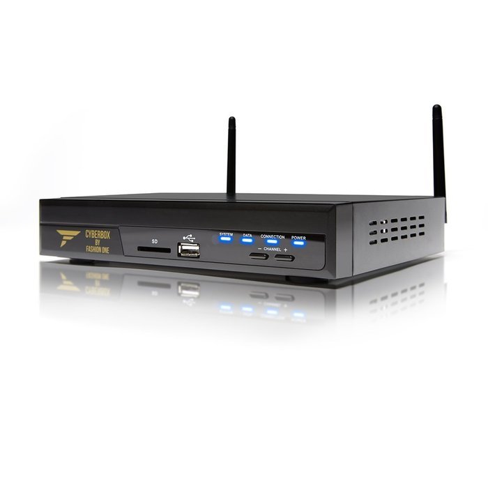 Cyberbox Business HD Media Player CYB1001US with 1 Year of Fashion One TV Programming included (Black)