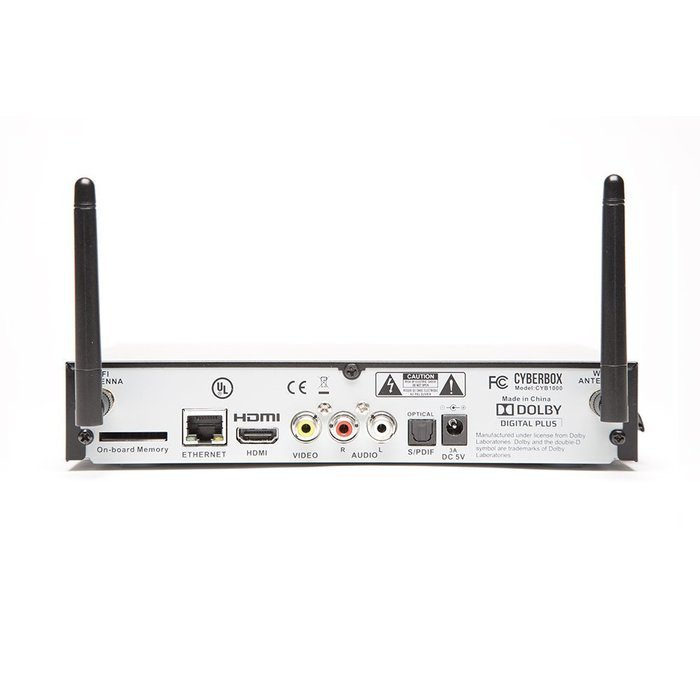 Cyberbox Business HD Media Player CYB1001US with 1 Year of Fashion One TV Programming included (Black) N3
