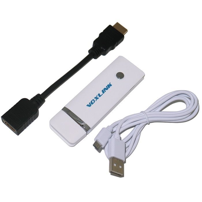 Voxlink 2.4G 150M 1080P WIFI Display TV Dongle HDMI Adapter, White N6