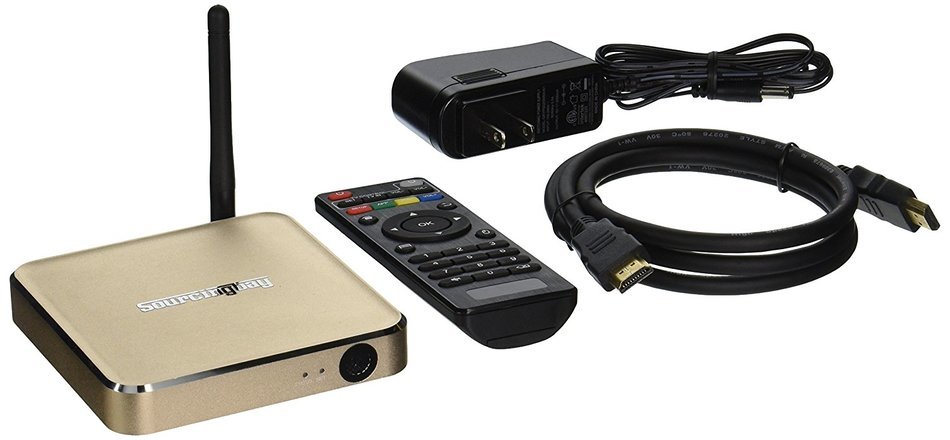 Sourcingbay Amlogic S805 Quad Core Mini Android Tv Box 2015 - Gold Metal