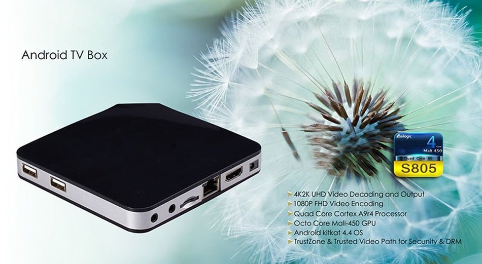 Maxfind Smart Tv Box for Mxpro Android 4,4.2 Upgraded Quad Core Mali 450 1gb Ram with NEW Fully Loaded Kodi (Newest... N6