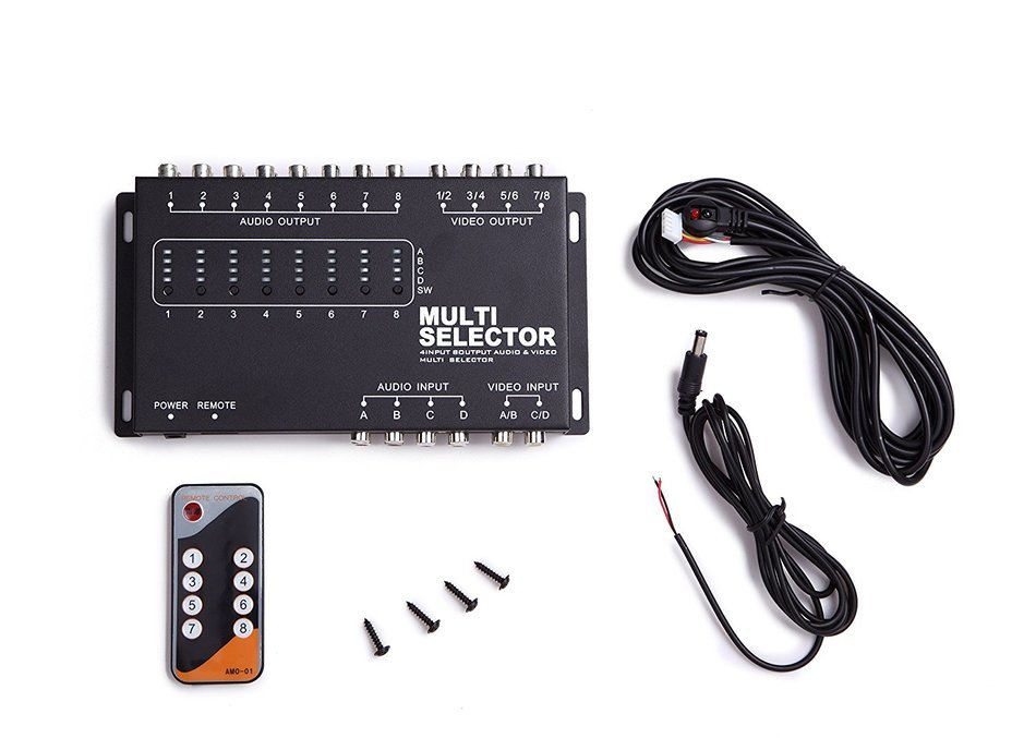 4in8out Video & Audio /Audio Input / Output 4ch (Stereo) / 8ch (Stereo)av800
