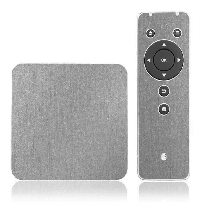 Skinomi TechSkin - Pivos XIOS DS Media Player - Brushed Aluminum Full Body Skin Protector / Front & Back Premium...