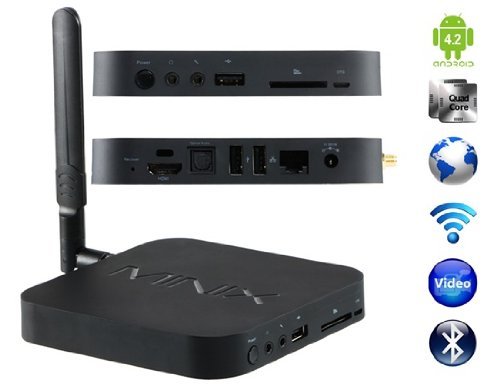 MINIX NEO X7 Android 4.2 Quad Core 16GB Media Hub with Ethernet, Wi-Fi & Bluetooth (Black)