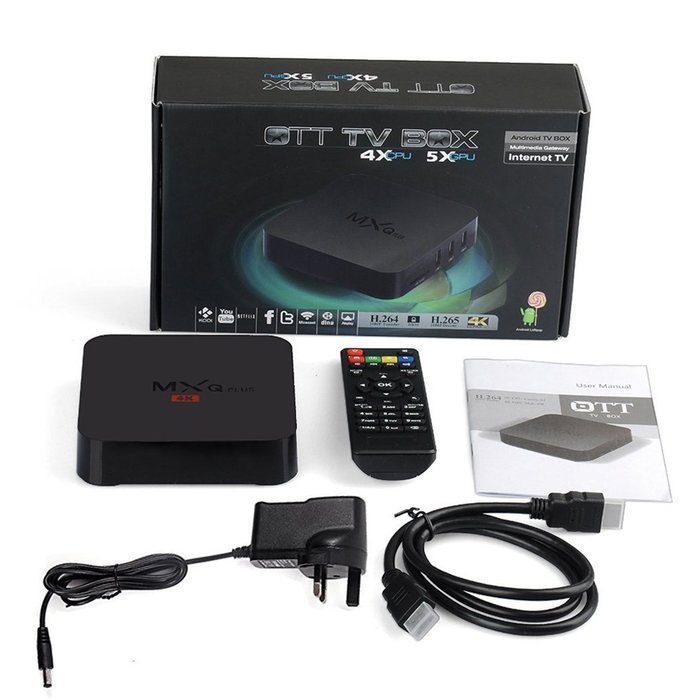 YESER MXQ Plus Amlogic S905 TV Box 4K HD 1G/8G Quad Core Android 5.1.1 STB KODI 4K2K H.265 Wifi Media Player-... N7