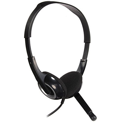 BephaMart S-811MV 3.5mm Stereo Headphone Earphone Headset With Mic for Mobile PC Tablet Laptop Shipped and Sold... N3