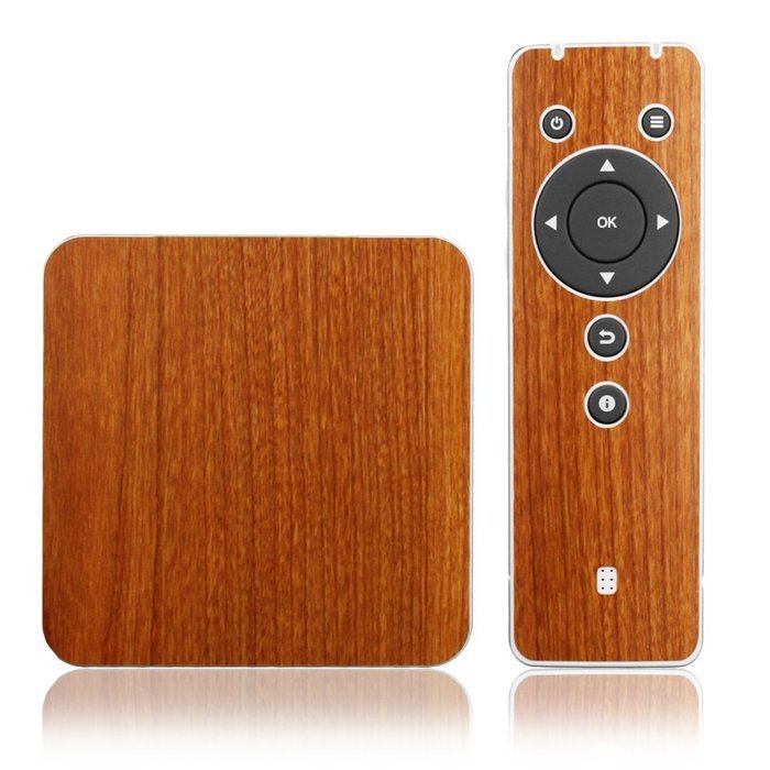 Skinomi TechSkin - Pivos XIOS DS Media Player - Light Wood Full Body Skin Protector / Front & Back Premium HD...