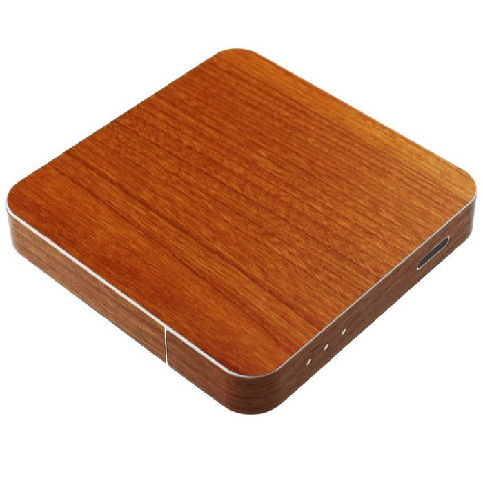Skinomi TechSkin - Pivos XIOS DS Media Player - Light Wood Full Body Skin Protector / Front & Back Premium HD... N2
