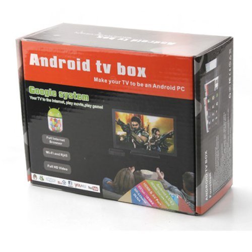 MTB028 Mini Android TV Box Android 4.1 RK3066 Dual Core 1G RAM 8GB HDMI RJ45 Black N4