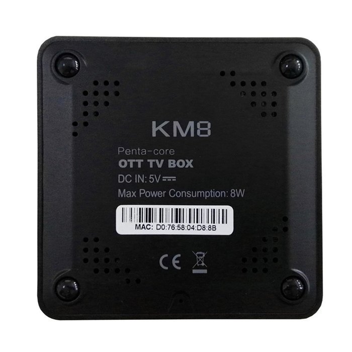 NEW US KM8 Android TV Box 2G/16G Amlogic 2.4/5G Dual WiFi DLNA Airplay KODI Quad-Core 4K Miracast Media Adapter... N4