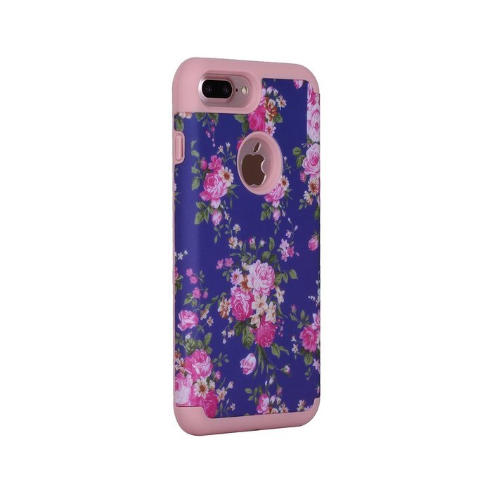 iPhone 7 Plus Cover Case,SAVYOU Orchid Design Dual Layer Case With Shock Absorbent Hard PC Cover and TPU Inner... N29
