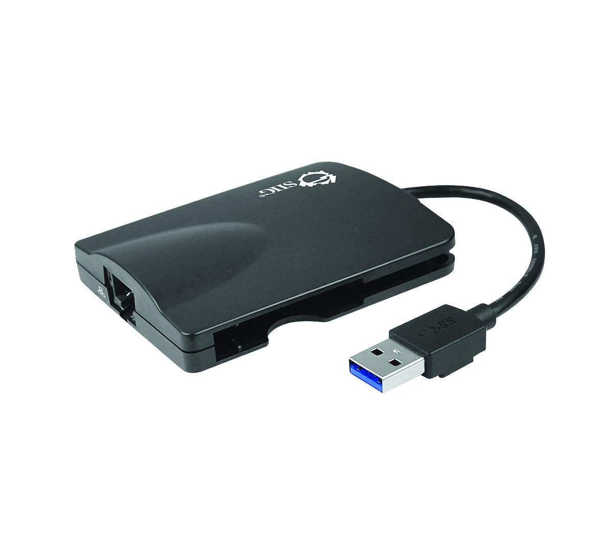 SIIG Portable USB 3.0 Hub with Gigabit Ethernet Adapter for Windows or ...