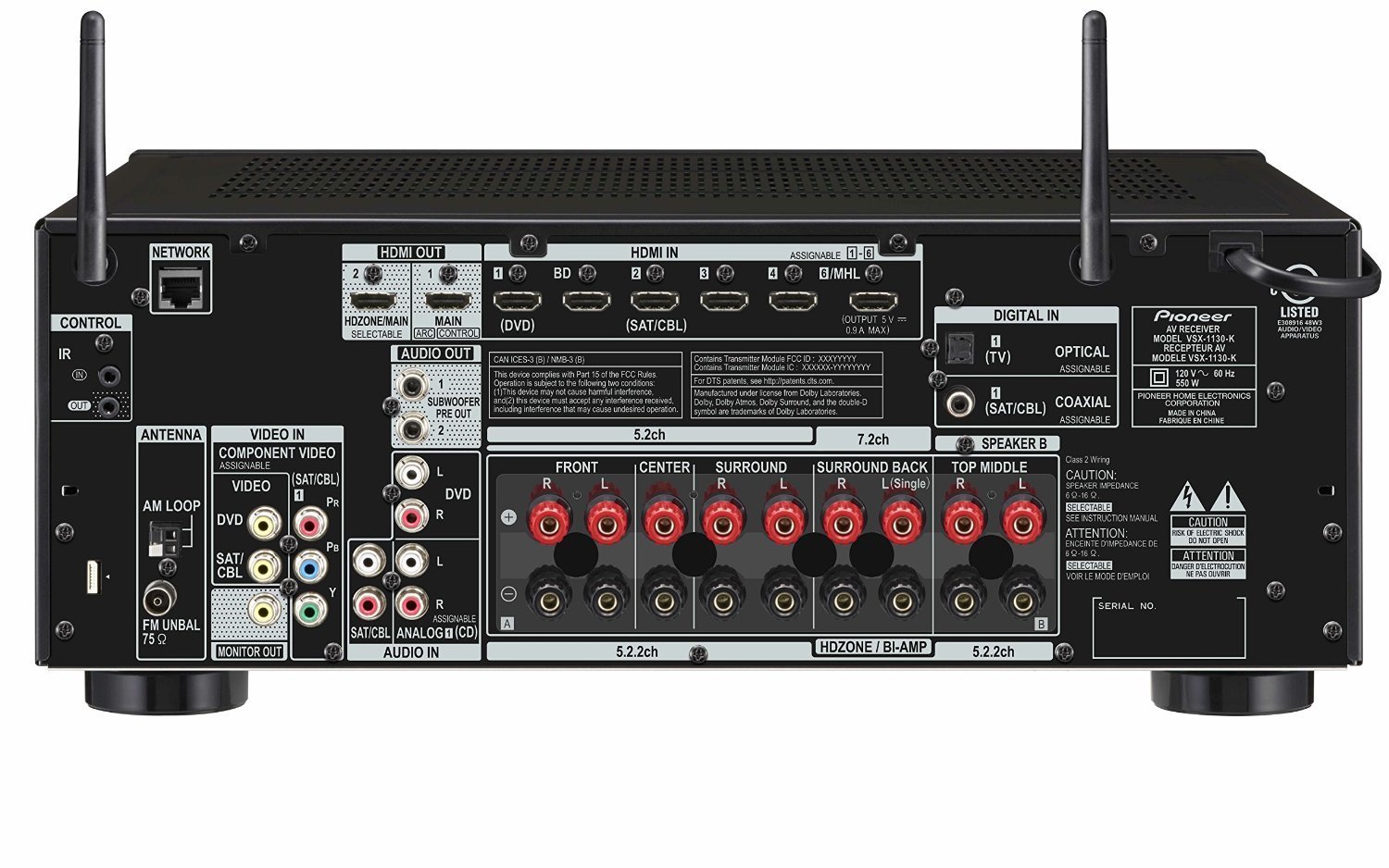 pioneer vsx 1130