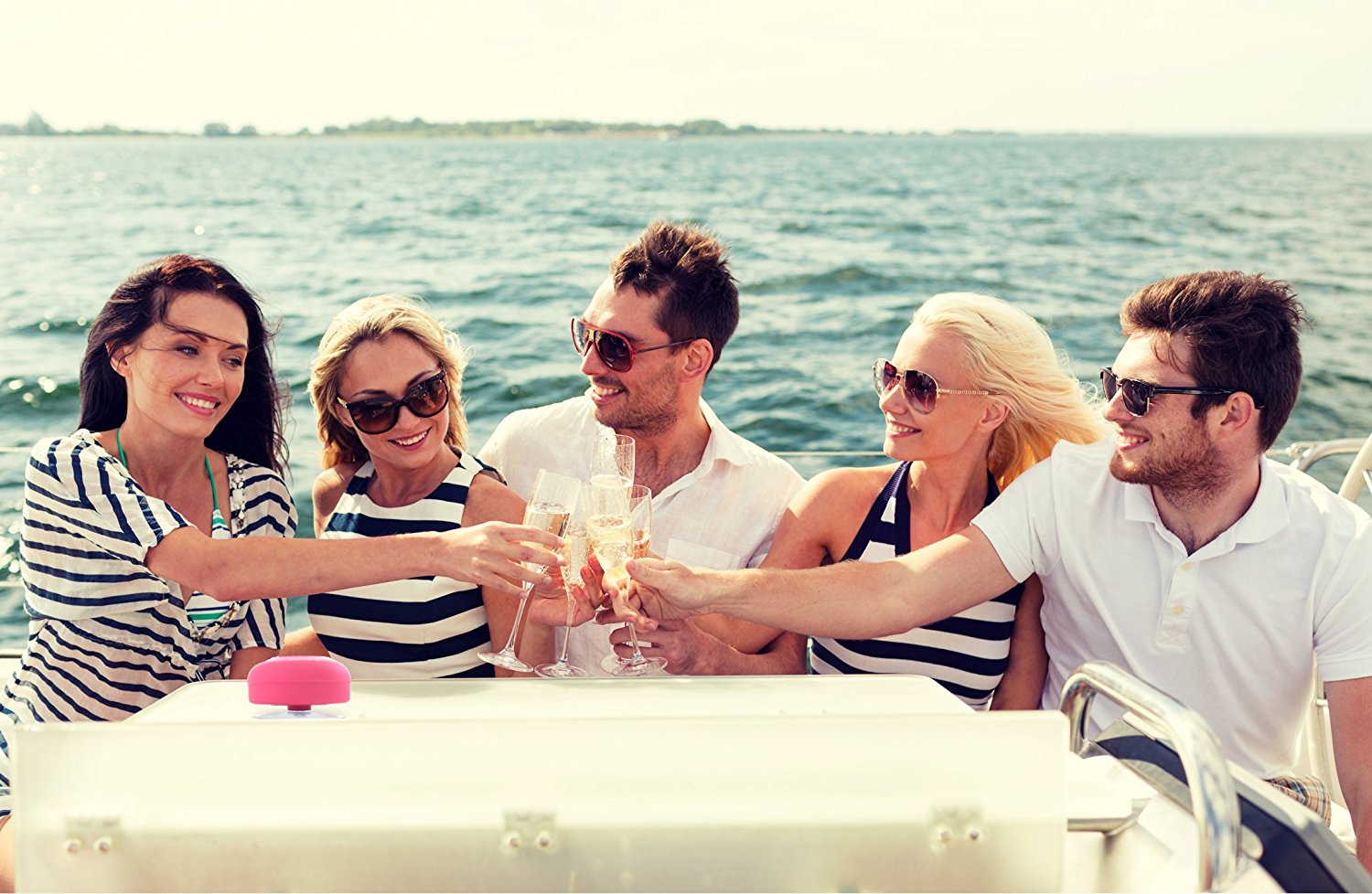 Boating with friends