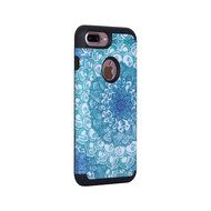 iPhone 7 Plus Cover Case,SAVYOU Orchid Design Dual Layer Case With Shock Absorbent Hard PC Cover and TPU Inner... N39