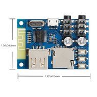DROK Portable Stereo Bluetooth Audio Receiver Stereo Receiver Board Receiver Module for DIY Wireless Stereo Speaker... N7