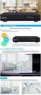 KKmoon 4 Channel 1280*720P CCTV Network DVR H.264 HDMI Home Security System Alarm Email N7