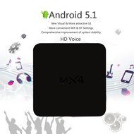 Zibo MX4 Android TV Box RK3229 Quad Core 1.5 GHz 4.4 1GB/8GB WiFi Streaming Media Player with KODI(XBMC) Pre-loaded... N4