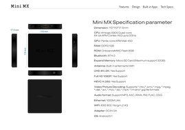 Mini MX TV Box Amlogic S905 Quad-core 64-bit Android 5.1 1/8GB UHD 4K 60fps Smart TV Box N2