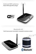 CS918 RK3188 Quad Core Android 4.4 TV Box Player HDMI 1.8GHz WiFi 1080P 2GB 8GB with Rii i8 Mini Keyboard N3
