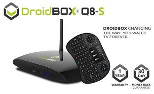 DroidBOX Q8-S with i8 Android 5.1.1 Lollipop 4K Ultra HD Smart TV Internet Player Streamer with Kodi 16.1 and...