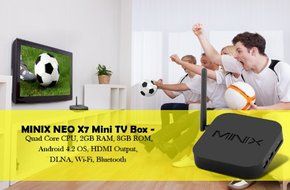 MINIX NEO X7 Mini TV Box - Quad Core CPU, 2GB RAM, 8GB ROM, Android 4.2 OS, HDMI Output, DLNA, Wi-Fi, Bluetooth N6