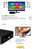 SNEER MXQ-4K TV Box Android TV Box RK3229 Quad Core 1GB DDRIII 8GB Nand Flash with Kodi15.2 XBMC WiFi 2.4GHz Support... N6