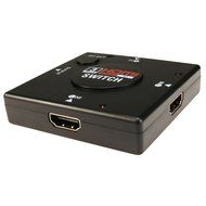 kenable HDMI 3D Mini Switcher 3 Devices to 1 TV Switch Box 3 Way Selector