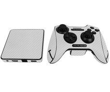 Skinomi TechSkin - Razer Forge TV Silver Carbon Fiber Full Body Skin Protector / Front &amp; Back Wrap / Premium HD...