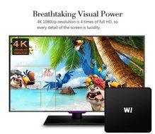 GBSELL W1 Amlogic S905 4K TV BOX Android 5.1 1G/8G KODI WIFI HDMI2.0 3D Miracast641076033280 N7
