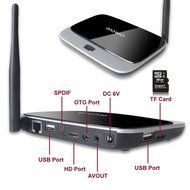 Mini Smart TV Box CS918, Google Android 4.4.2 RK3288 Quad Core Cortex A9 2GB RAM 8GB ROM/wi-fi -WLAN