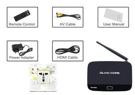 F7 Android TV Box - Rockchip 3128 Quad Core CPU, Bluetooth 4.0, 1GB+8GB, Wi-Fi, DLNA, Miracast, Airplay, KODI... N3