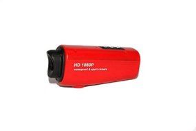 Sdv800 Cam&eacute;ra Appareil Photo Vid&eacute;o Full Hd 1080p 5mp &Eacute;Tanche Sport Rouge