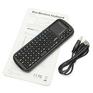 iPazzPort KP-810-19 2.4G RF Mini Wireless Keyboard Handheld Keyboard Touchpad With LED Light For Smart TV / PC N6
