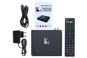 K&#8544;Amlogic S805 Quad core + DVB-S2 Android4.4 STB Hybrid DDRIII 1GB Memory 8GB Flash 2.4GWiFi HD Smart TV Box N3