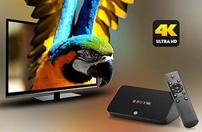 UBOX R89 Android 4.4 TV Box - 8GB Internal Memory, RK3288 Quad Core CPU, 4K Video Support, Bluetooth 4.0