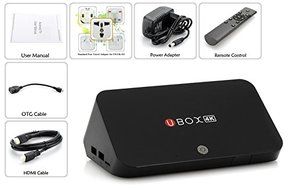 UBOX R89 Android 4.4 TV Box - 8GB Internal Memory, RK3288 Quad Core CPU, 4K Video Support, Bluetooth 4.0 N4