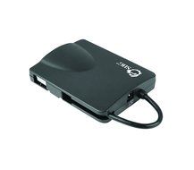 SIIG Portable USB 3.0 Hub with Gigabit Ethernet Adapter for Windows or Mac (JU-H30011-S1) N3