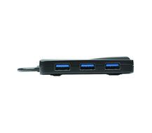 SIIG Portable USB 3.0 Hub with Gigabit Ethernet Adapter for Windows or Mac (JU-H30011-S1) N4