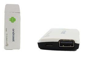 ANDROSET Quad-Core Android 4.2 Google TV Player Wi-Fi / HDMI (QUAD CORE E88 Android Cloud White) N4