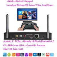 HIMEDIA H8 PLUS Bluetooth 4.0 Smart Android TV Set-Top Box: 4K 3D BD-ISO UHD Octa Core 2GB/16GB, Dual-Band WiFi... N6